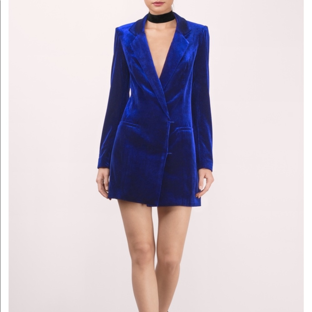 Tobi Cara Navy Blazer Dress